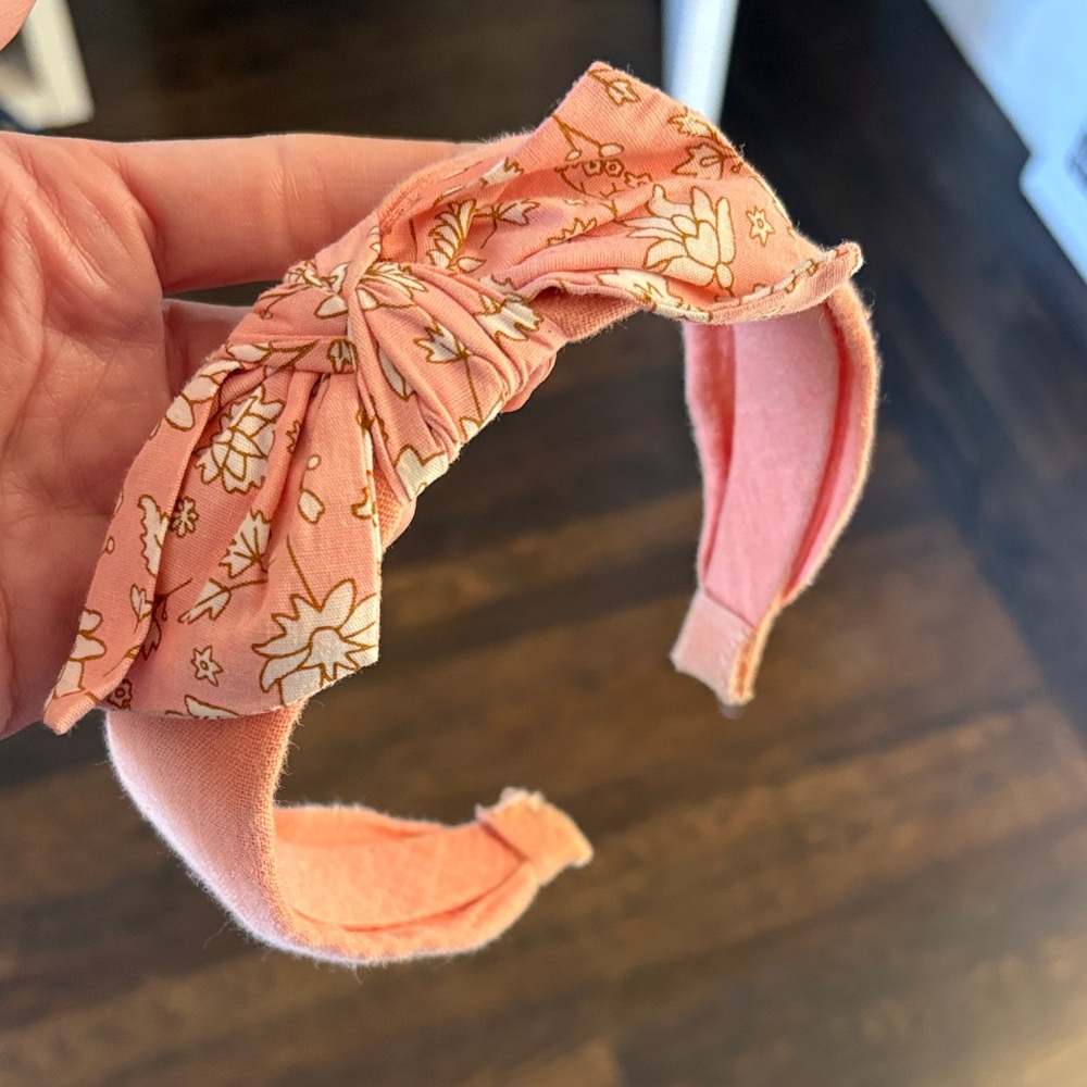 Floral Pink Kids Headband